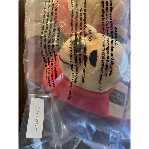 Disney Winnie the Pooh Plush Slippers Size 7/8 New Vintage - Picture 13 of 13